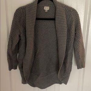 Knit jacket shawl